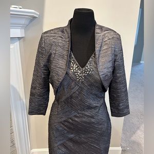 Jessica Howard Metallic 2-Piece Dress
